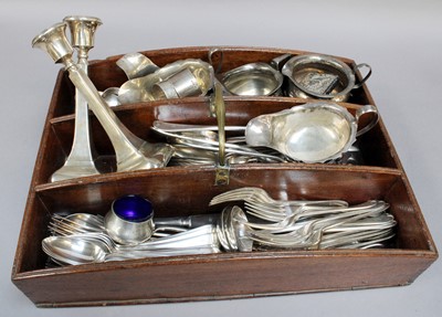 Lot 231 - A Collection of Assorted Silver and Silver...