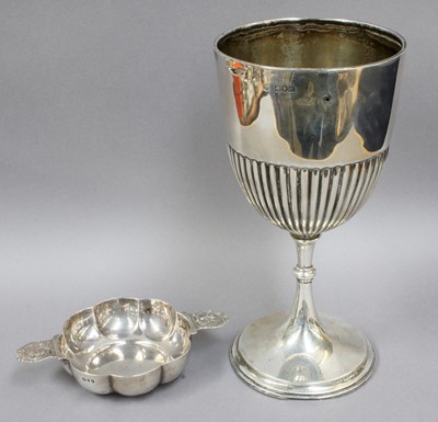 Lot 108 - A Victorian Silver Oversized Goblet and A...