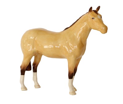 Lot 131 - Beswick Stallion, BCC 2007, dun gloss, with box