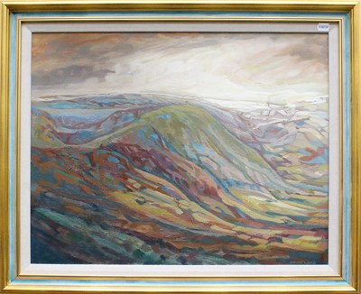 Lot 1047 - Mary Lord (b.1931) "Snow on the Tops" Signed,...