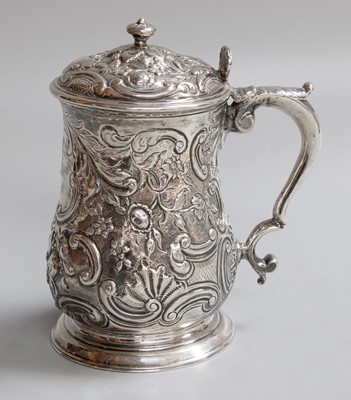 Lot 9 - A Silver Tankard, With Cancelled George II...