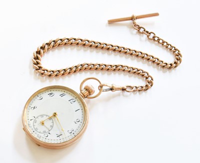 Lot 152 - A 9 Carat Gold Open Faced Pocket Watch and A 9...