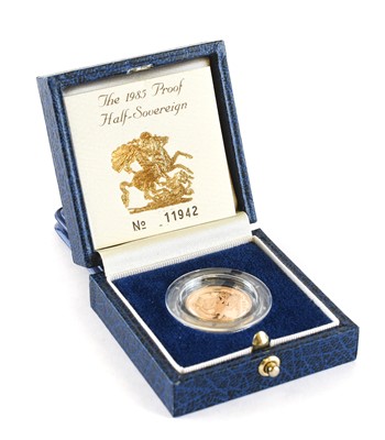 Lot 206 - Elizabeth II, Proof Half Sovereign 1985,...