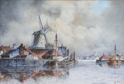 Lot 1142 - Louis Van Staaten (1836-1909) Dutch "Haarlem"...