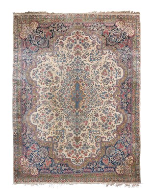 Lot 633 - Kirman Carpet South East Iran, circa 1930 The...