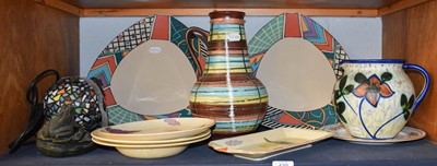 Lot 420 - A Pair of Rosenthal Flash Pattern Triangular...