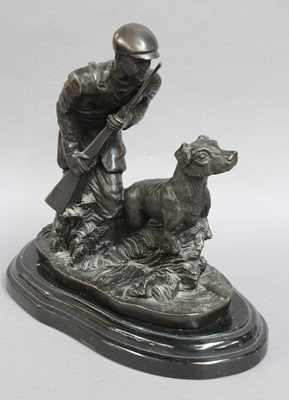 Lot 382 - After Pierre Jules Mene, a patinated bronze...