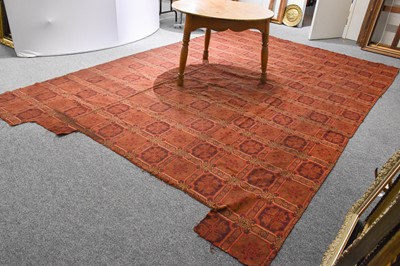 Lot 1270 - A European Carpet, compartmentalised floral...