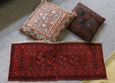 Lot 1172 - Tekke Torba, the field with two rows of...