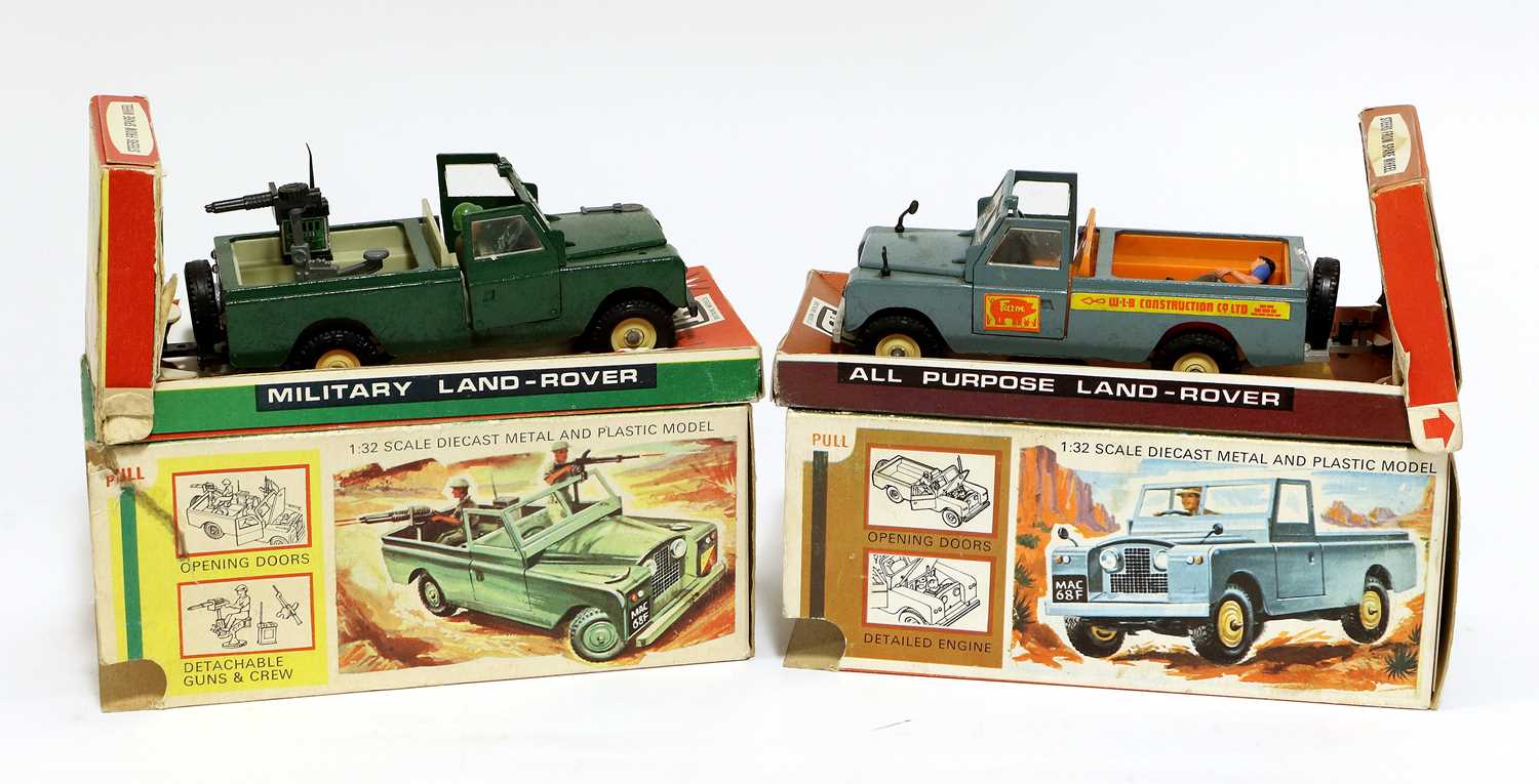 Lot 408 - Britains Land Rovers