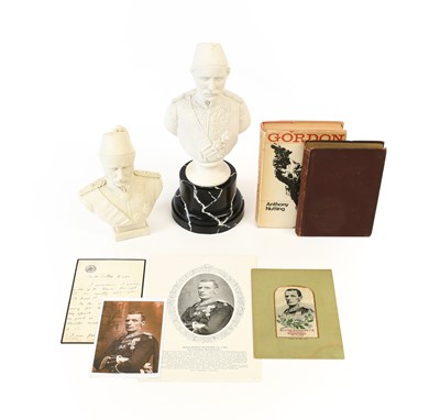 Lot 71 - General C.G. Gordon - two Parian Busts, one by...