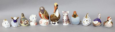 Lot 360 - Royal Crown Derby Imari Paperweights,...