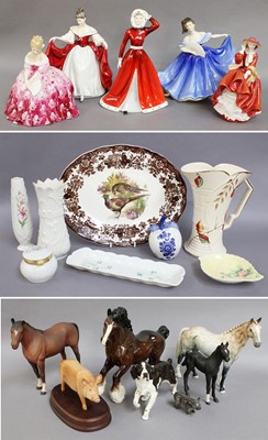 Lot 368 - Various Royal Doulton Figures of Ladies and...