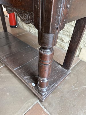 Lot 212 - An Early 18th Century Joined Oak Livery...