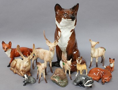 Lot 364 - A Collection of Various Beswick Animal Models,...