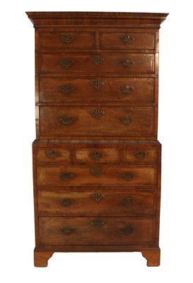 Lot 256 - A George II Walnut, Crossbanded and...