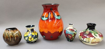 Lot 379 - A Contemporary Moorcroft Vase, 'Anna Lily'...