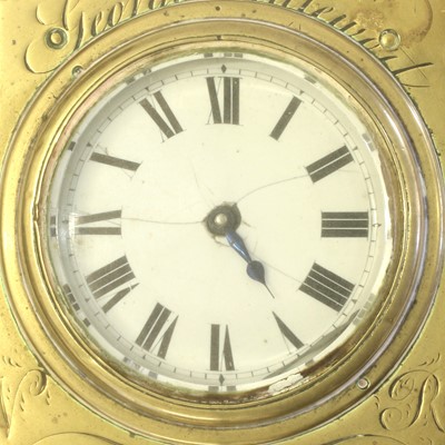 Lot 596 - A Rare Railway Mail-Coach Guard's Timepiece,...