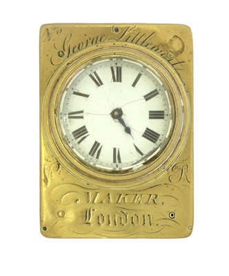 Lot 596 - A Rare Railway Mail-Coach Guard's Timepiece,...