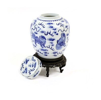 Lot 167 - A Chinese Porcelain Ginger Jar and Cover,...