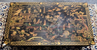 Lot 1182 - A 20th Century Chinese Coffee Table, painted...