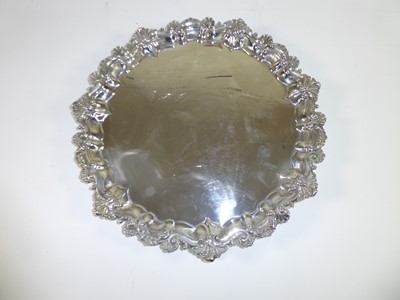 Lot 2191 - A Victorian Silver Salver