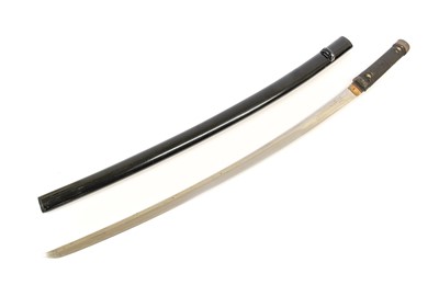 Lot 125 - A Shinto Japanese Katana, the 70cm steel blade...