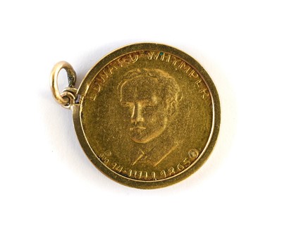 Lot 396 - Edward Whymper, Gold Medallion, 1965 (0.900, 4....