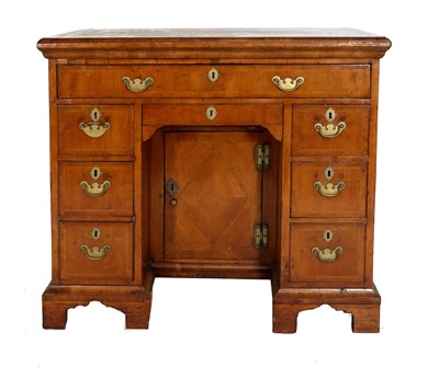 Lot 253 - A George II Yewwood-Veneered, Crossbanded and...