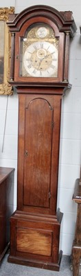 Lot 1416 - A Mahogany Eight Day Longcase Clock, arch...