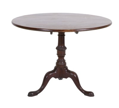 Lot 222 - A Substantial George III Mahogany Tripod Table,...