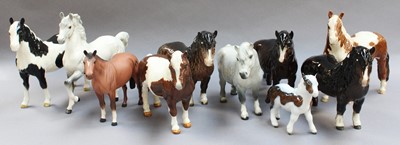 Lot 370 - Beswick Horses, including Shetland Pony...