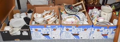 Lot 1056 - Six Boxes of Assorted Ceramics, including...