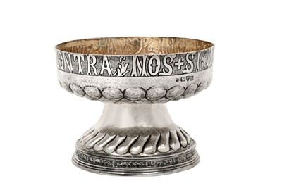 Lot 2208 - A George V Silver Font-Cup