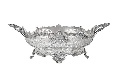 Lot 2204 - A George V Silver Basket