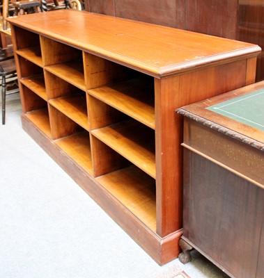 Lot 1323 - A Victorian Mahogany Shop Counter, 187cm by...