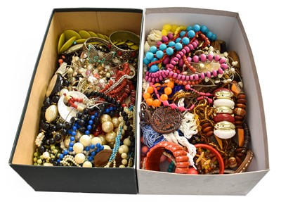Lot 136 - A Quantity of Costume Jewellery, including...