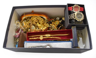 Lot 295 - A Quantity of Costume Jewellery, including...