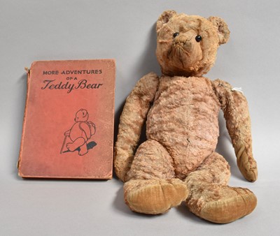 Lot 238 - A 1930s Mauve/Pink Plush Farnell Jointed Teddy...