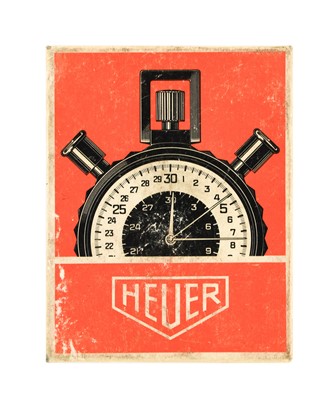 Lot 2439 - Heuer: Five Heuer Split Seconds Stopwatches,...