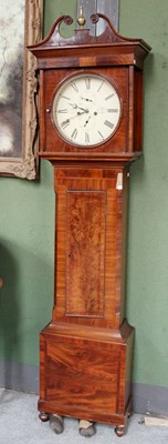 Lot 1301 - A Scottish Mahogany Eight-Day Longcase Clock,...