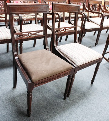 Lot 1359 - A Set of Six Regency Style Mahogany Open...