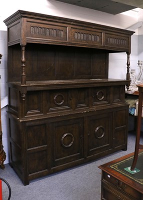 Lot 1278 - An Imposing Oak Dresser, some 19th century...