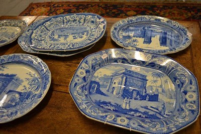 Lot 88 - A Group of Twelve Yorkshire and Staffordshire Pearlware Pottery Meat Dishes, early 19th...