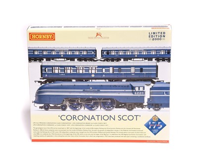 Lot 215 - Hornby (China) OO Gauge R3092 Coronation Scot Set