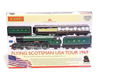 Lot 210 - Hornby (China) OO Gauge R2953 Flying Scotsman USA Tour 1969 Set