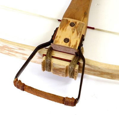 Lot 148 - A Scratch Built Yew Wood Crossbow, with 97cm...