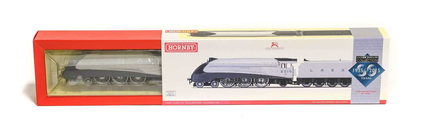 Lot 219 - Hornby (China) OO Gauge R3307 Quicksilver LNER 2510 Locomotive