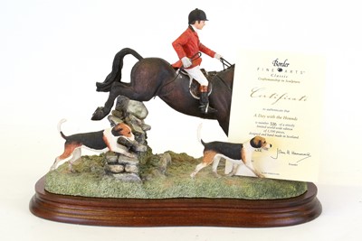 Lot 13 - Border Fine Arts 'A Day with the Hounds'...