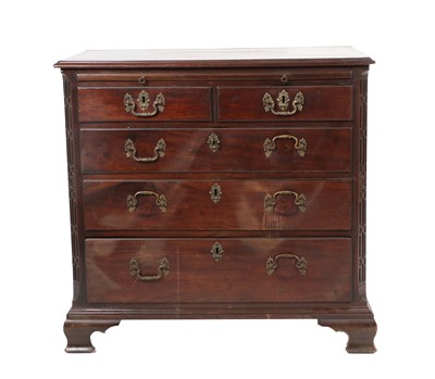 Lot 230 - A George III Mahogany Chippendale-Style...